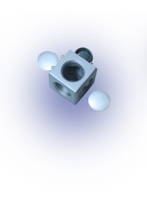 Sarokponti összekötő blokk 20x20 (3D) B6 - Kép 1.
